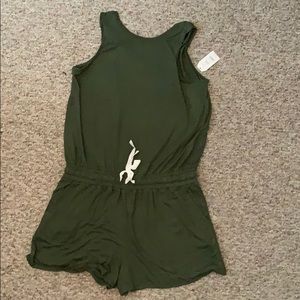 Jersey knit romper